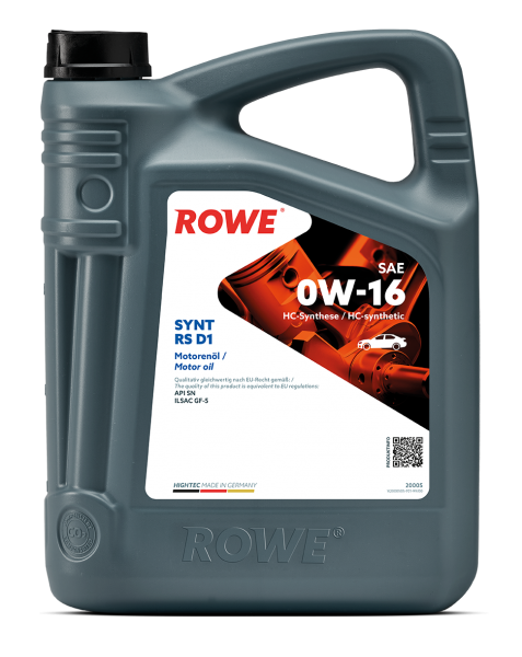 HIGHTEC SYNT RS D1 SAE 0W-16 Hybrid Rowe_Artikelbild_diehalle3.0_dershop3.0_5Liter HIGHTEC SYNT RS D1 SAE 0W-16 Hybrid Rowe_Artikelbild_diehalle3.0_dershop3.0_5Liter